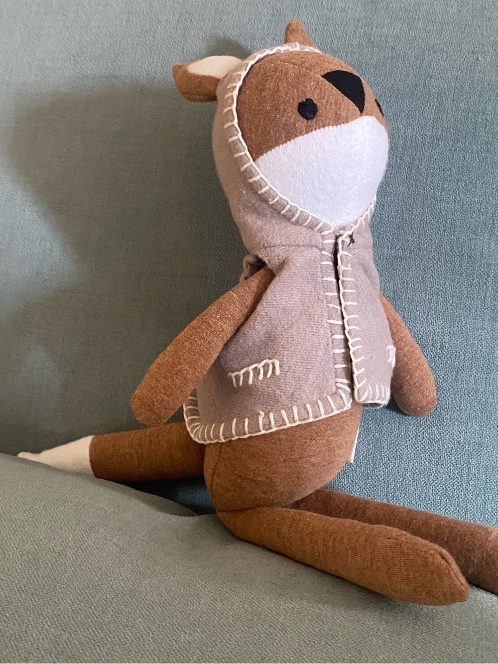 Crane Baby Frankie the Fox 16" Organic Cotton Nursery Plush Toy